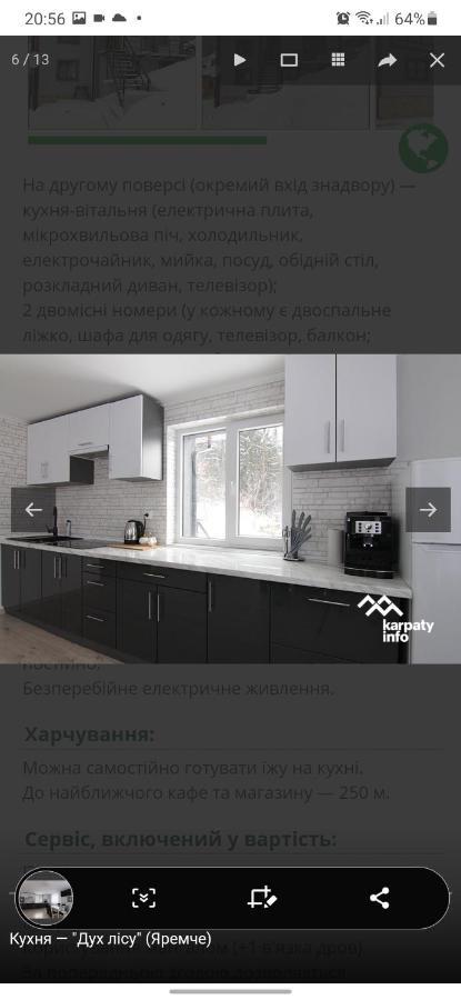 Вілла Дух лісу Яремче Екстер'єр фото